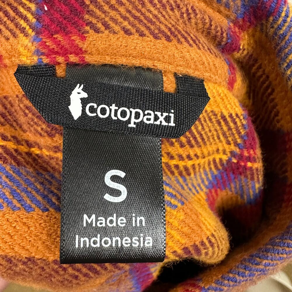 Cotopaxi Women's Mero Organic Flannel Shirt Heavyweight in Mystic Plaid Small - Picture 11 of 14